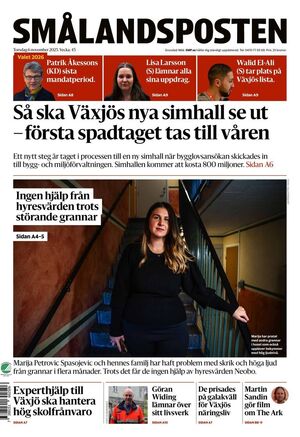 Förstasida Smålandsposten