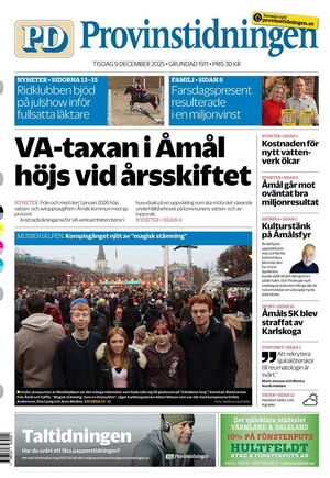 Förstasida Provinstidningen Dalsland