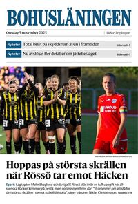 Förstasida Bohusläningen