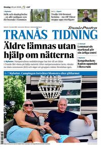 Förstasida Tranås Tidning