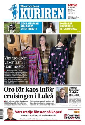 Förstasida Norrbottens-Kuriren