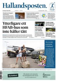 Förstasida Hallandsposten