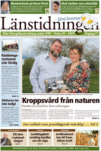 Förstasida Länstidningen Östergötland