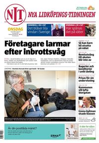 Förstasida Nya Lidköpings-Tidningen
