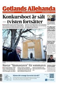 Förstasida Gotlands Allehanda