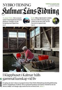 Förstasida Kalmar Läns Tidning
