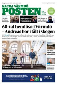 Förstasida Nacka Värmdö Posten Värmdö