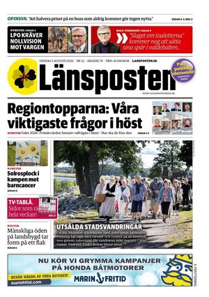 Förstasida Länsposten