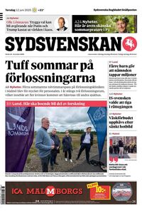Förstasida Sydsvenskan Malmö