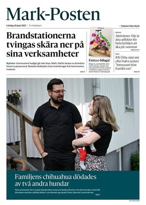 Förstasida Mark-Posten