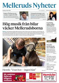 Förstasida Melleruds Nyheter