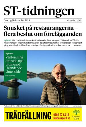 Förstasida ST-tidningen