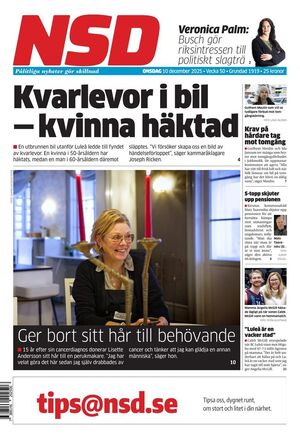 Förstasida Norrländska Socialdemokraten