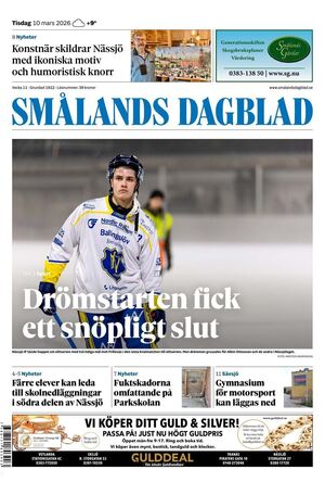 Förstasida Smålands Dagblad