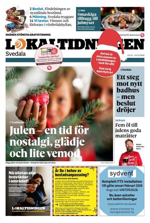 Förstasida Lokaltidningen Svedala