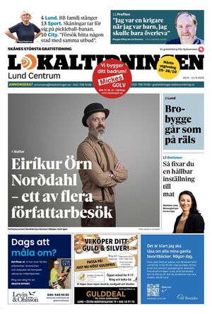 Förstasida Lokaltidningen Lund Centrum