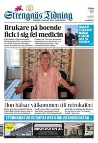 Förstasida Strengnäs Tidning