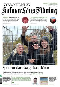 Förstasida Kalmar Läns Tidning