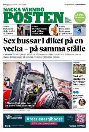 Förstasida Nacka Värmdö Posten Värmdö