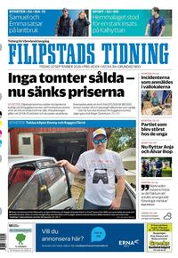 Förstasida Filipstads Tidning