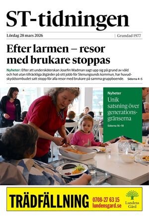 Förstasida ST-tidningen