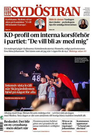 Förstasida Sydöstran