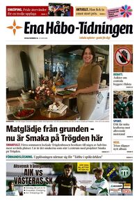 Förstasida Ena Håbo-tidningen