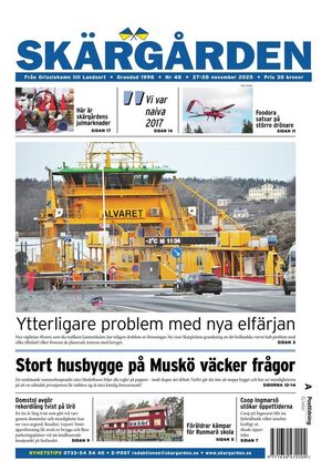 Förstasida Skärgården