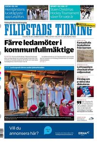 Förstasida Filipstads Tidning