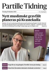 Förstasida Partille Tidning