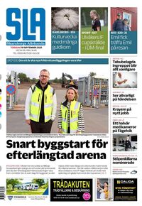 Förstasida Skaraborgs Allehanda