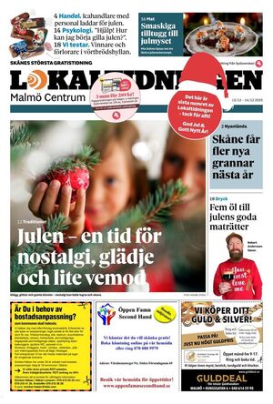 Förstasida Lokaltidningen Malmö Centrum