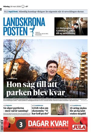 Förstasida Landskrona Posten