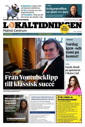 Förstasida Lokaltidningen Malmö Centrum