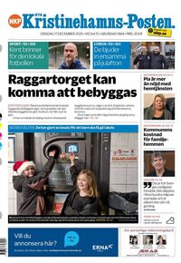 Förstasida Nya Kristinehamns-Posten
