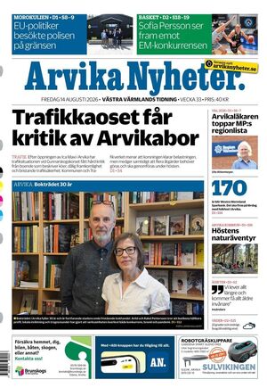 Förstasida Arvika Nyheter