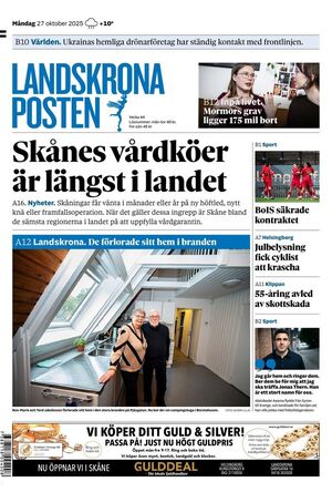 Förstasida Landskrona Posten