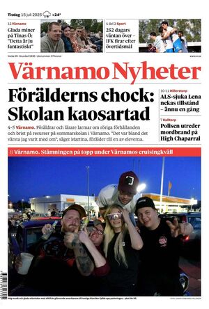 Förstasida Värnamo Nyheter