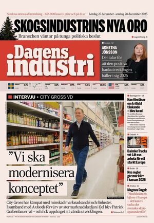 Förstasida Dagens industri