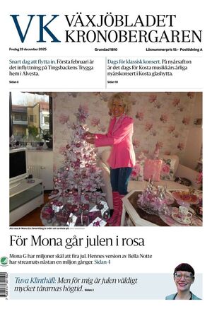 Förstasida Växjöbladet Kronobergaren