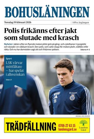 Förstasida Bohusläningen