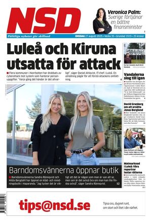 Förstasida Norrländska Socialdemokraten