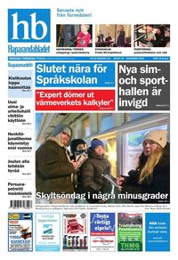 Förstasida Haparandabladet