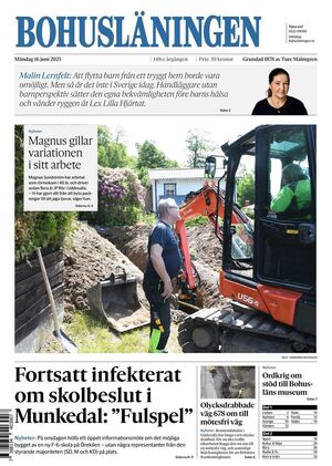 Förstasida Bohusläningen