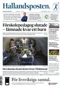Förstasida Hallandsposten