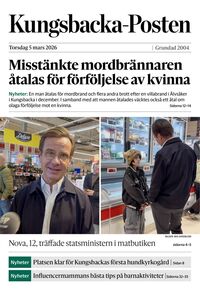 Förstasida Kungsbacka Posten