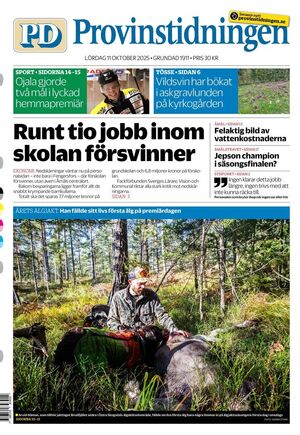 Förstasida Provinstidningen Dalsland