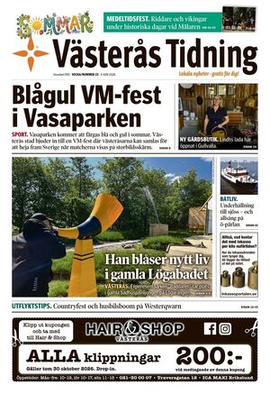 Förstasida Västerås Tidning