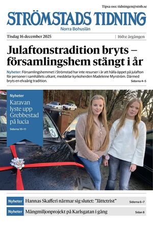 Förstasida Strömstads Tidning