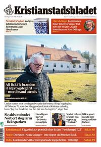 Förstasida Kristianstadsbladet